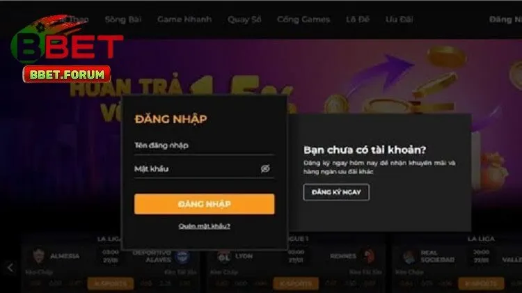 BBet nền tảng cá cược an toàn