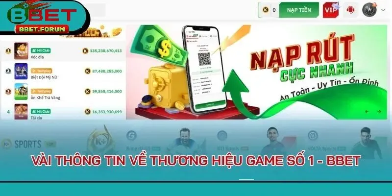 Hướng dẫn nạp rút tiền BBET